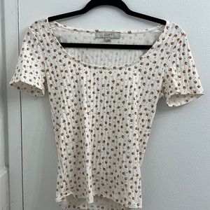Loft Clover Ribbed Baby T-Shirt